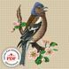 Cross-Stitch Pattern &ndash; "Chaffinch on a blooming branch" WLP-047 WLP-047 photo 1