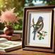 Cross-Stitch Pattern &ndash; "Chaffinch on a blooming branch" WLP-047 WLP-047 photo 11