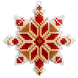 Bead Embroidery Kit (Plastic Base) &ndash; &ldquo;Christmas Ornament &ndash; Snowflake&rdquo; FLPL-022 FLPL-022 photo 2