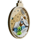 Wooden Bead Embroidery Kit &ndash; &ldquo;Christmas Ornament &ndash; Mountain Cabin&rdquo; FLK-366 FLK-366 photo 4