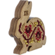 Wooden Bead Embroidery Kit &ndash; &ldquo;Box-Chick&rdquo; (Double-Sided) FLK-416 FLK-416 photo 5
