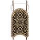 Wooden Bead Embroidery Kit &ndash; &ldquo;Sled Ornament &ndash; Cream and Brown Pattern&rdquo; FLK-466 FLK-466 photo 3