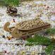 Wooden Bead Embroidery Kit &ndash; &ldquo;Sled Ornament &ndash; Cream and Brown Pattern&rdquo; FLK-466 FLK-466 photo 1