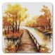 Bead Organizer With Wooden Lid &ndash; &ldquo;Autumn Bridge, Square&rdquo; FLZB-240 FLZB-240 photo 2