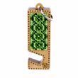 Wooden Bead Embroidery Kit &ndash; &ldquo;Phone Stand &ndash; Green Ornament&rdquo; FLK-486 FLK-486 photo 8