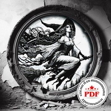 Cross-Stitch Pattern &ndash; "Night Flight" WLP-032