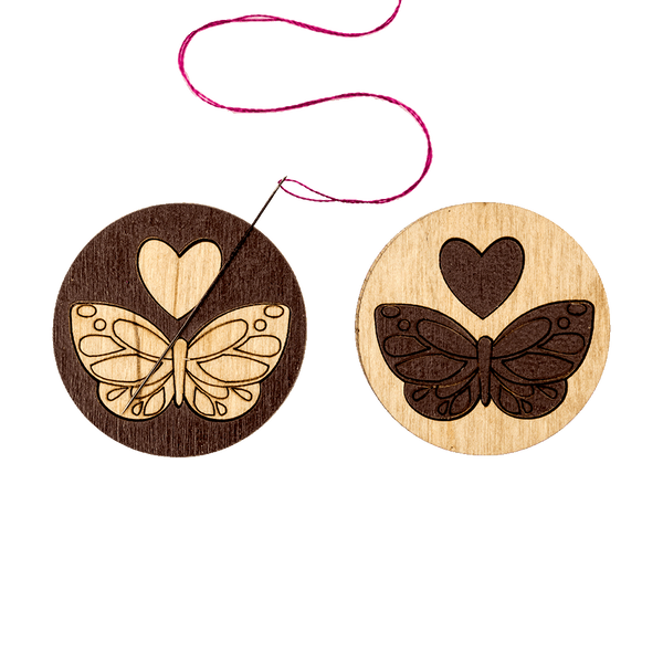 Needle Minder &ndash; &ldquo;Wooden, Double-Sided&rdquo; FLMH-014(W)