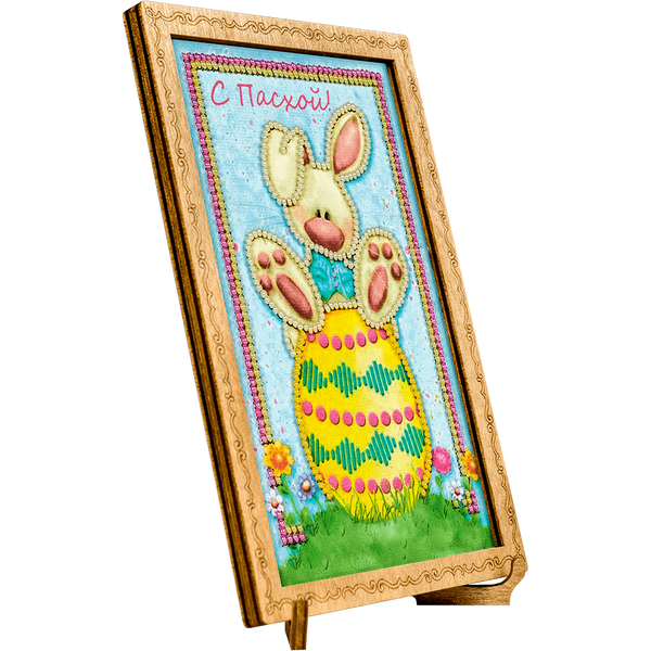 Card for beadwork FLO-022
