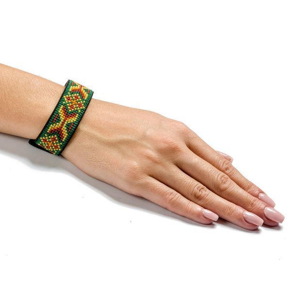 Faux Leather Cross-Stitch Kit &ndash; &ldquo;Bracelet&rdquo; (2.2 &times; 22 cm) FLHL-030 Black