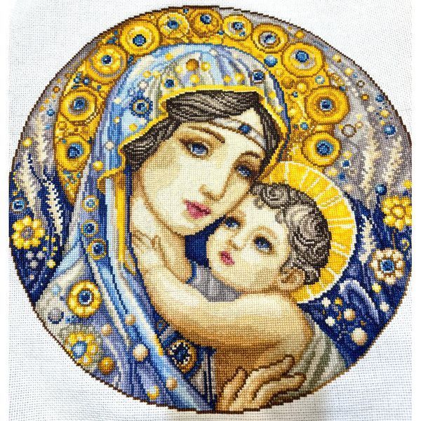 Cross-Stitch Pattern &ndash; "Virgin and Child" WLP-012