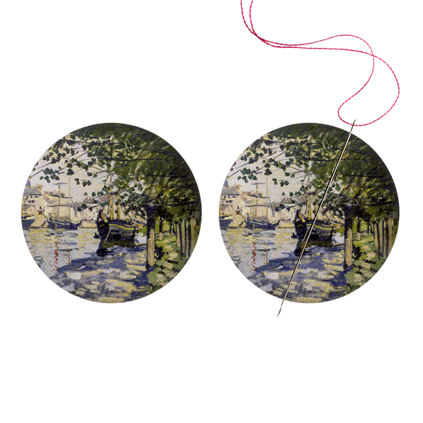 Needle Minder &ndash; &ldquo;Wooden, Double-Sided&rdquo; FLMH-070(W)