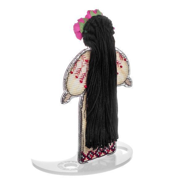 Plastic Cross-Stitch Kit &ndash; "Motanka doll-III" (Double-Sided) FLX-044
