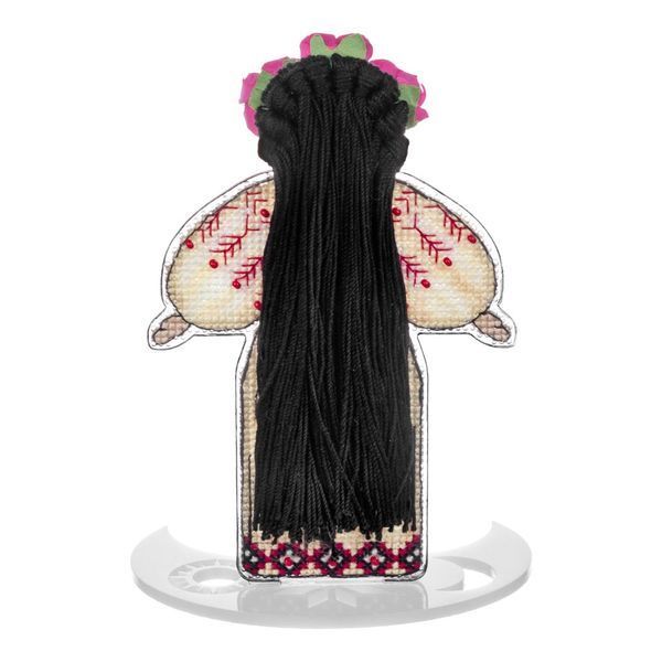 Plastic Cross-Stitch Kit &ndash; "Motanka doll-III" (Double-Sided) FLX-044