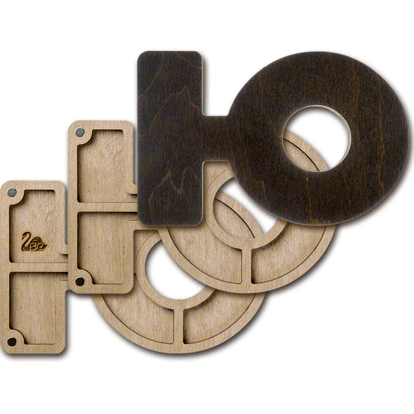 Bead Organizer &ndash; &ldquo;Letter Ю (Alphabet)&rdquo; FLZB-156(Ю)