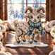 Wooden Cross-Stitch Kit &ndash; &ldquo;Goat &ndash; Winter Beauty&rdquo; FLW-116 FLW-116 photo 1