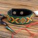 Faux Leather Cross-Stitch Kit &ndash; &ldquo;Bracelet&rdquo; (2.2 &times; 22 cm) FLHL-030 Black FLHL-030 photo 1
