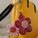 Faux Leather Bead Embroidery Kit &ndash; &ldquo;Bag Charm Spring Flowers&rdquo; FLBB-178 FLBB-178 photo 1