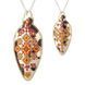Faux Leather Cross-Stitch Kit &ndash; &ldquo;Icicle Christmas Ornament&rdquo; (Double-Sided) FLHL-073 Rose Gold FLHL-073 photo 2