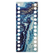 Floss Organizer &ndash; &ldquo;Blue & Gold Abstraction, Narrow Rectangular&rdquo; FLZ(P)-054 FLZ(P)-054 photo 2