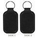 Faux Leather Embroidery Blank &ndash; &ldquo;Keychain&rdquo; FLBE(BB)-006 Black FLBE(BB)-006 photo 3