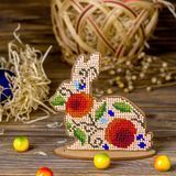 Wooden Bead Embroidery Kit &ndash; &ldquo;Bunny&rdquo; FLK-272 FLK-272 photo