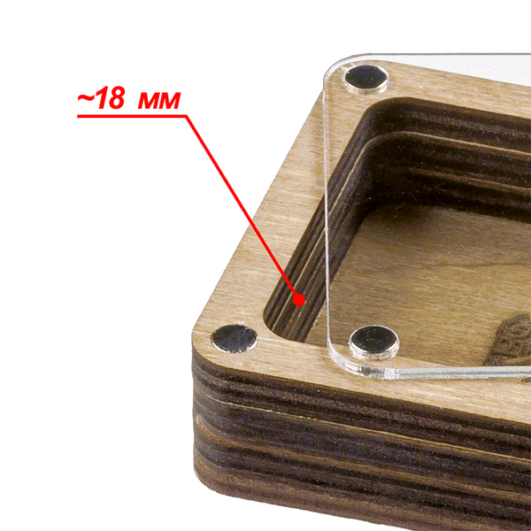 Magnetic Needle Case Large &ndash; &ldquo;Clear Lid&rdquo; FLZB(N)-009