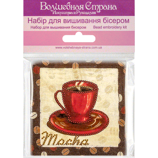 Bead embroidery magnet FLA-071