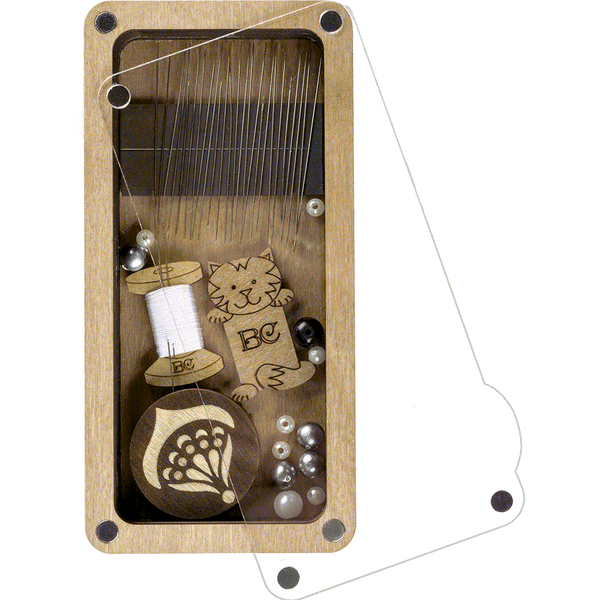 Magnetic Needle Case Large &ndash; &ldquo;Clear Lid&rdquo; FLZB(N)-009