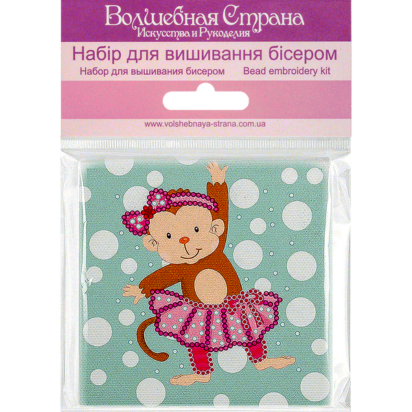 Bead embroidery magnet FLA-171