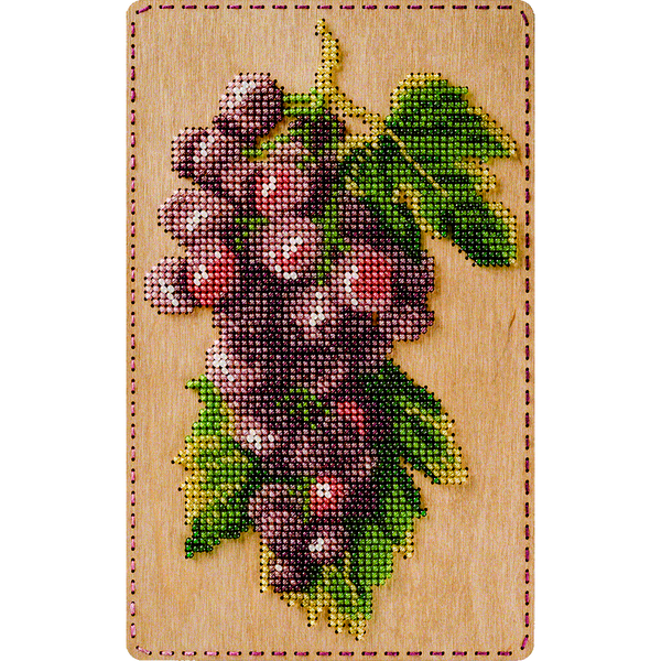 DIY Bead Embroidery Organizer Kit &ndash; &ldquo;Grapes&rdquo; FLZB-072