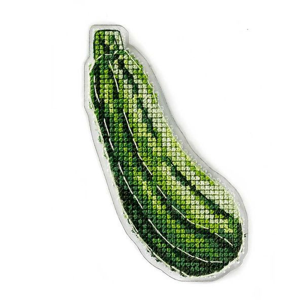 Plastic Cross-Stitch Kit &ndash; "Zucchini" (Double-Sided) FLX-045