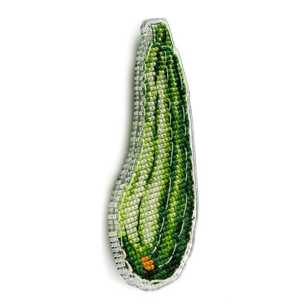 Plastic Cross-Stitch Kit &ndash; "Zucchini" (Double-Sided) FLX-045