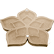 Bead Organizer Box &ndash; &ldquo;Five Petals&rdquo;, With Clear Lid FLZB-022 FLZB-022 photo 2