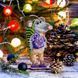 Wooden Bead Embroidery Kit &ndash; &ldquo;Purple Mouse&rdquo; FLK-231 FLK-231 photo 1