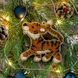 Wooden Bead Embroidery Kit &ndash; &ldquo;Christmas Ornament &ndash; Little Tiger Cub&rdquo; FLK-403 FLK-403 photo 1