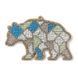Wooden Bead Embroidery Kit &ndash; &ldquo;Stained Glass Bear&rdquo; FLK-569 FLK-569 photo 3