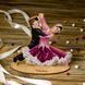 Wooden Cross-Stitch Kit &ndash; &ldquo;Waltz Dancers&rdquo; FLW-025 FLW-025 photo 1