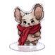 Plastic Cross-Stitch Kit &ndash; "Mouse" FLX-003 FLX-003 photo 3