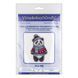 Plastic Cross-Stitch Kit &ndash; "Christmas Ornament &ndash; Panda" FLX-008 FLX-008 photo 5