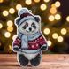 Plastic Cross-Stitch Kit &ndash; "Christmas Ornament &ndash; Panda" FLX-008 FLX-008 photo 1