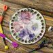 Floss Organizer &ndash; &ldquo;Watercolor Flowers, Round&rdquo; FLZ(P)-089 FLZ(P)-089 photo 1