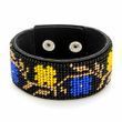 Faux Leather Bead Embroidery Kit &ndash; &ldquo;Bracelet&rdquo; (3 &times; 22 cm) FLBB-005 Black FLBB-005 photo 6