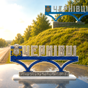 Plastic Cross-Stitch Kit &ndash; &ldquo;Chernivtsi City Sign&rdquo; FLX-182