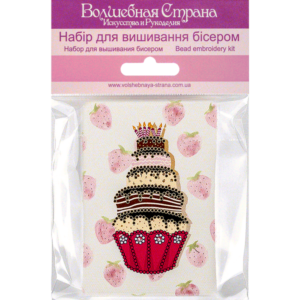 Bead embroidery magnet FLA-222