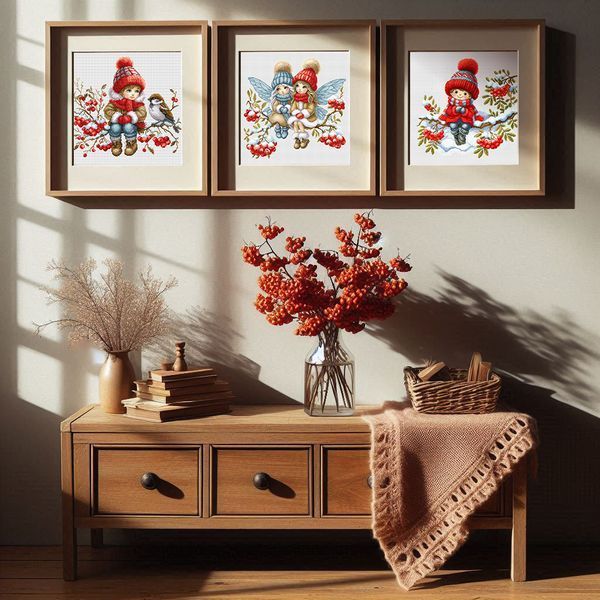 Cross-Stitch Pattern &ndash; "Rowan Christmas" WLP-015