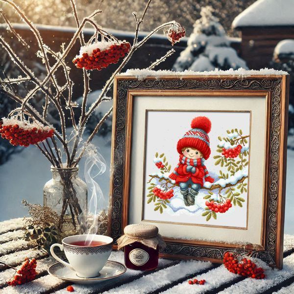 Cross-Stitch Pattern &ndash; "Rowan Christmas" WLP-015