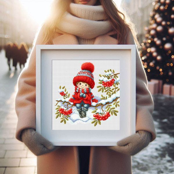Cross-Stitch Pattern &ndash; "Rowan Christmas" WLP-015
