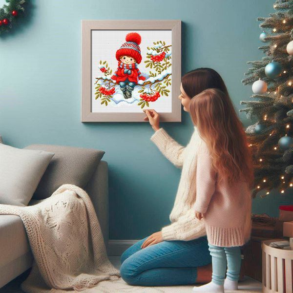 Cross-Stitch Pattern &ndash; "Rowan Christmas" WLP-015