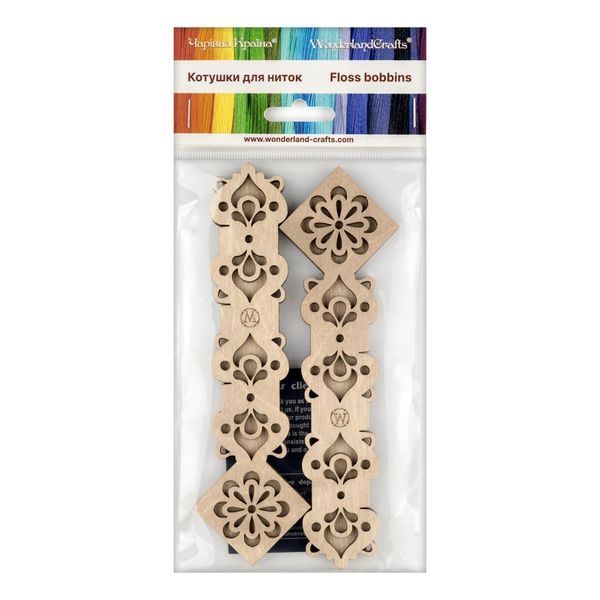 Floss Bobbins &ndash; &ldquo;Ornament&rdquo; FLC-099(S) (2 pcs)
