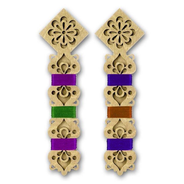 Floss Bobbins &ndash; &ldquo;Ornament&rdquo; FLC-099(S) (2 pcs)